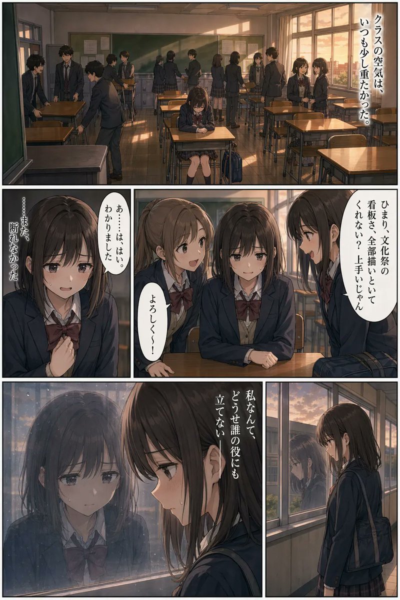 日落教室剧情漫画页面