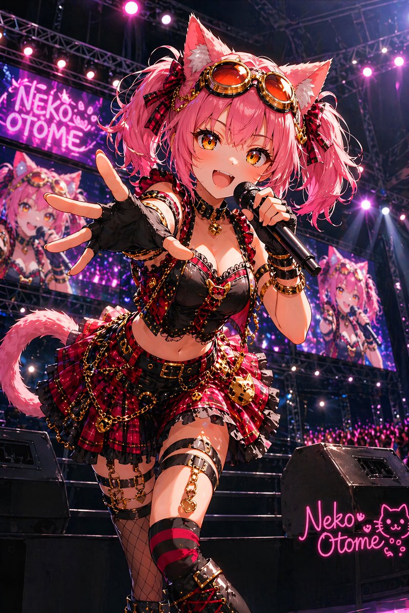 猫娘偶像演唱会舞台