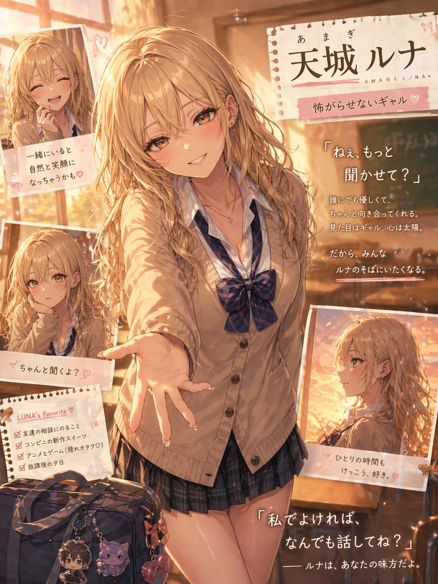 黄金时刻的辣妹（Gyaru）在教室