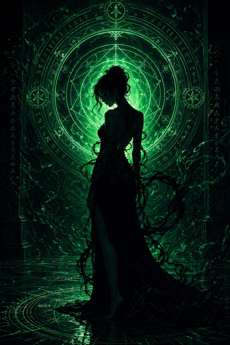 翡翠暗黑女巫仪式