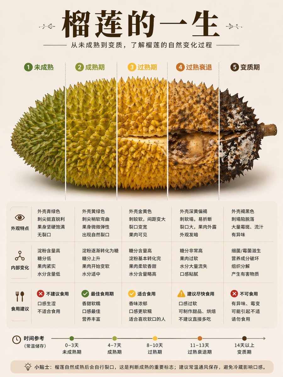 食物生命周期信息图提示词