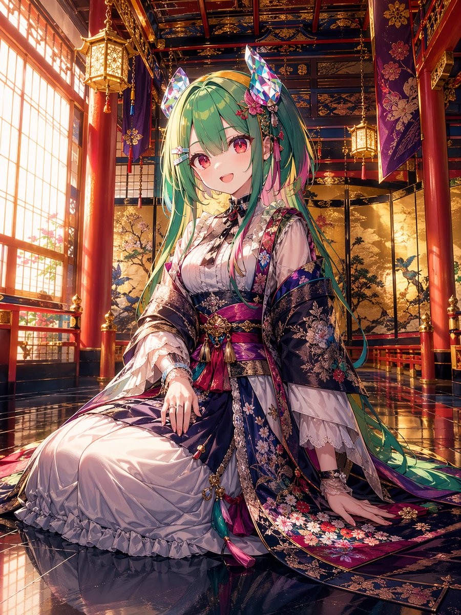 宫殿中的动漫神殿公主