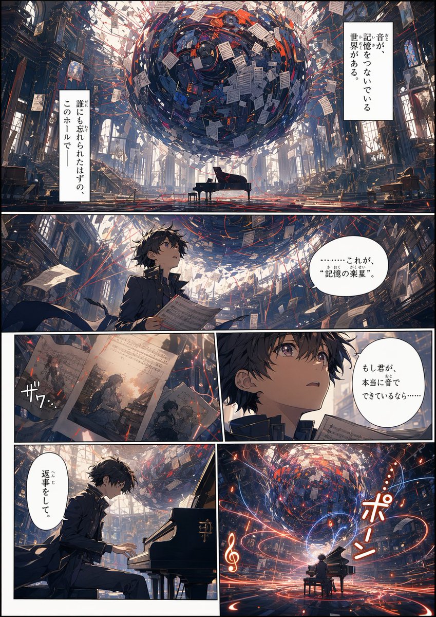 记忆档案漫画页面