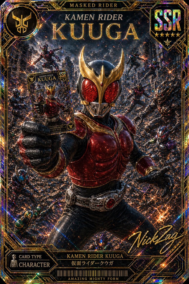 SSR 假面骑士空我卡牌