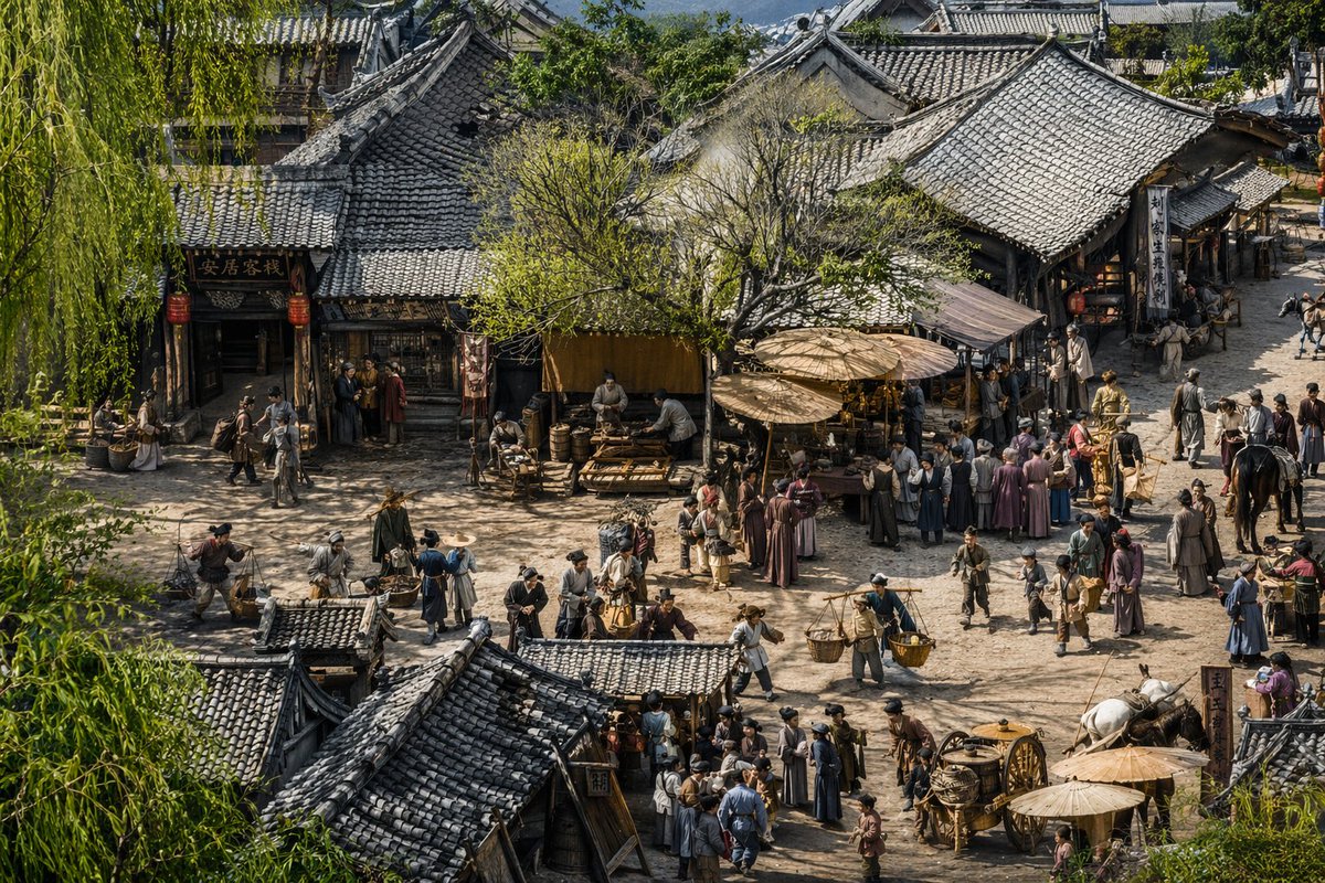 写实的中国古代街景