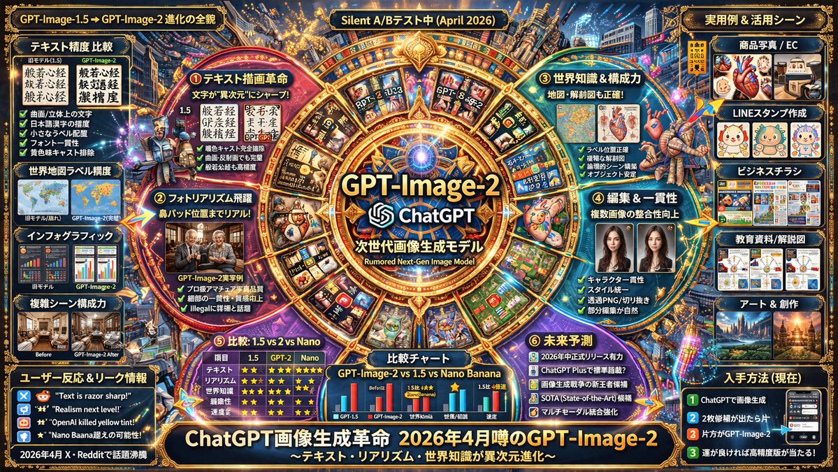 未来感あふれる AI 模型インフォグラフィックポスター