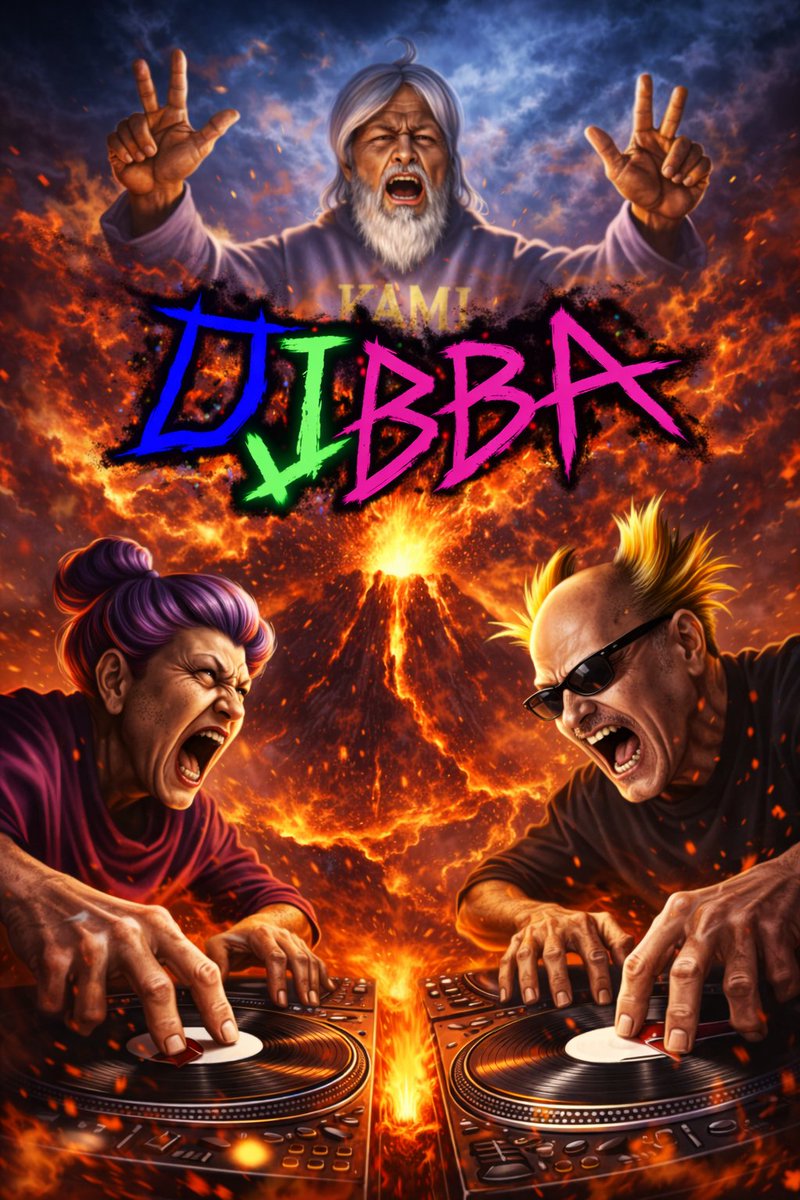 狂野老年 DJ 火山海报