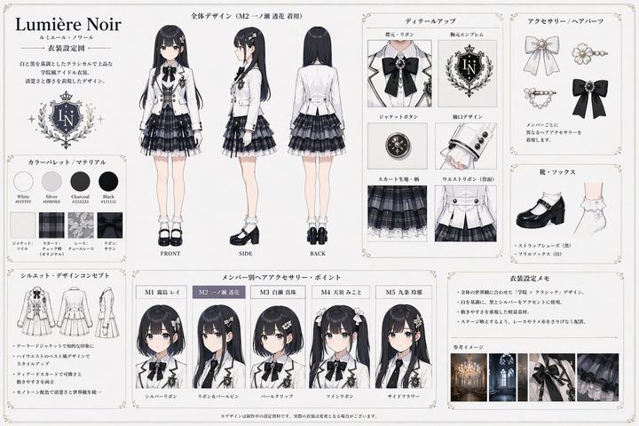 偶像服装设计图