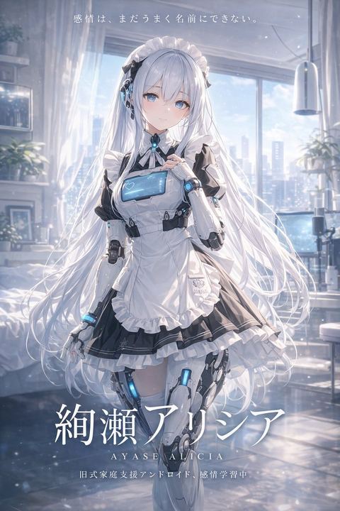 科幻仿生女仆轻小说封面