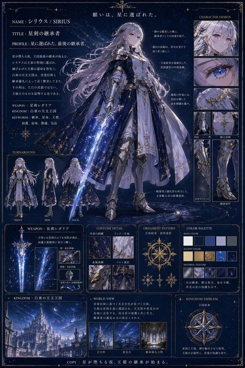 奇幻骑士概念设计图