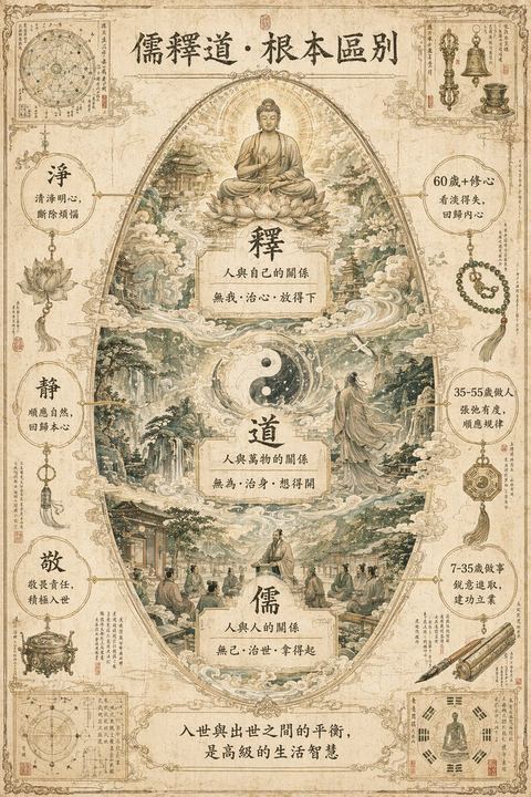 Philosophical Concept Infographic Manuscript