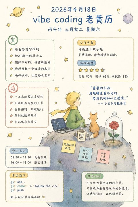 Whimsical Programmer Almanac Infographic