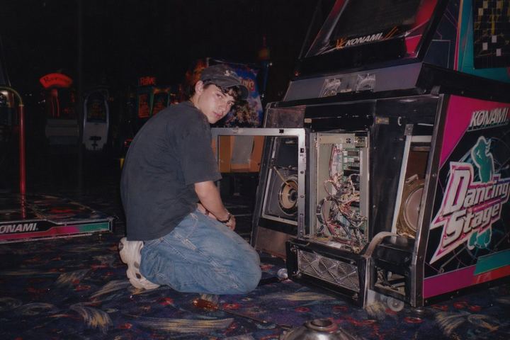 Vintage Arcade Repair Flash Photography