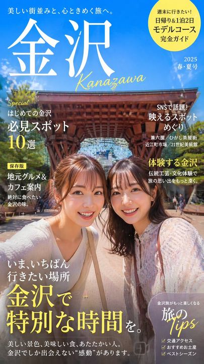 基于地理坐标的旅游杂志封面