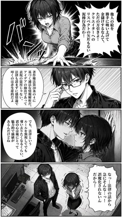 办公室漫画冲突（已打码）