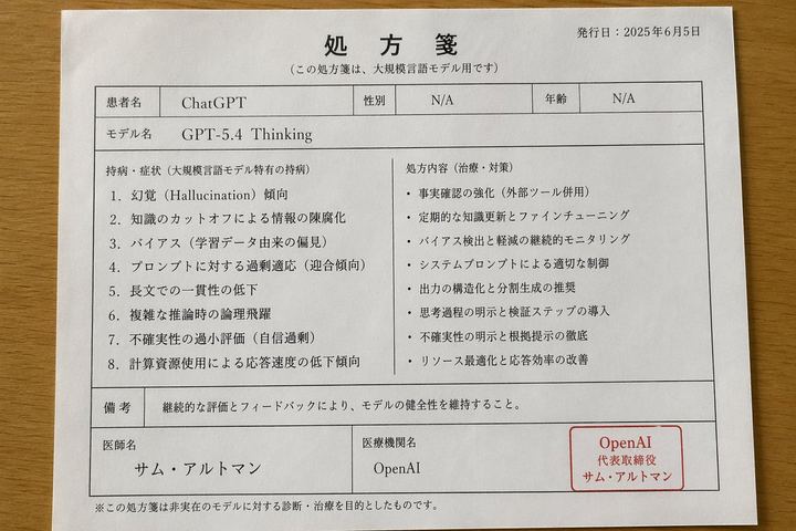 日文 AI 模型处方单