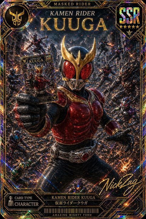 SSR 假面骑士空我卡牌