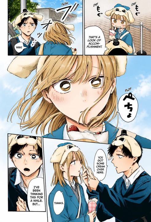 彩色漫画浪漫喜剧页面