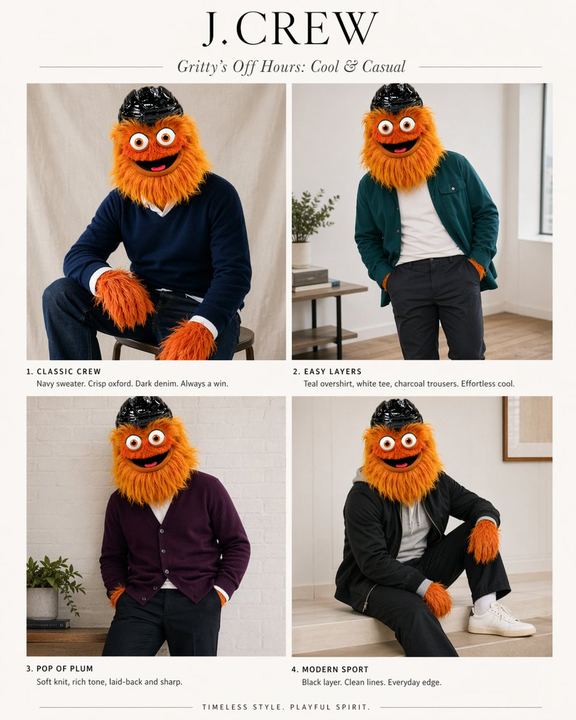 J.Crew 吉祥物时尚专题