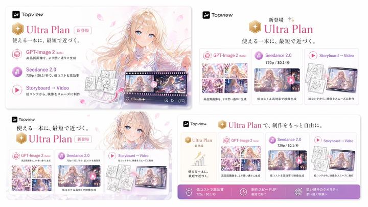 日文 Ultra Plan 推广分镜脚本