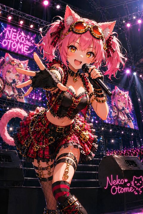 猫娘偶像演唱会舞台