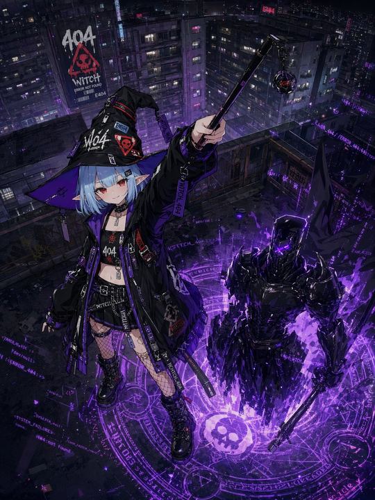 赛博朋克 404 女巫召唤