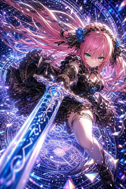 哥特魔法女剑士